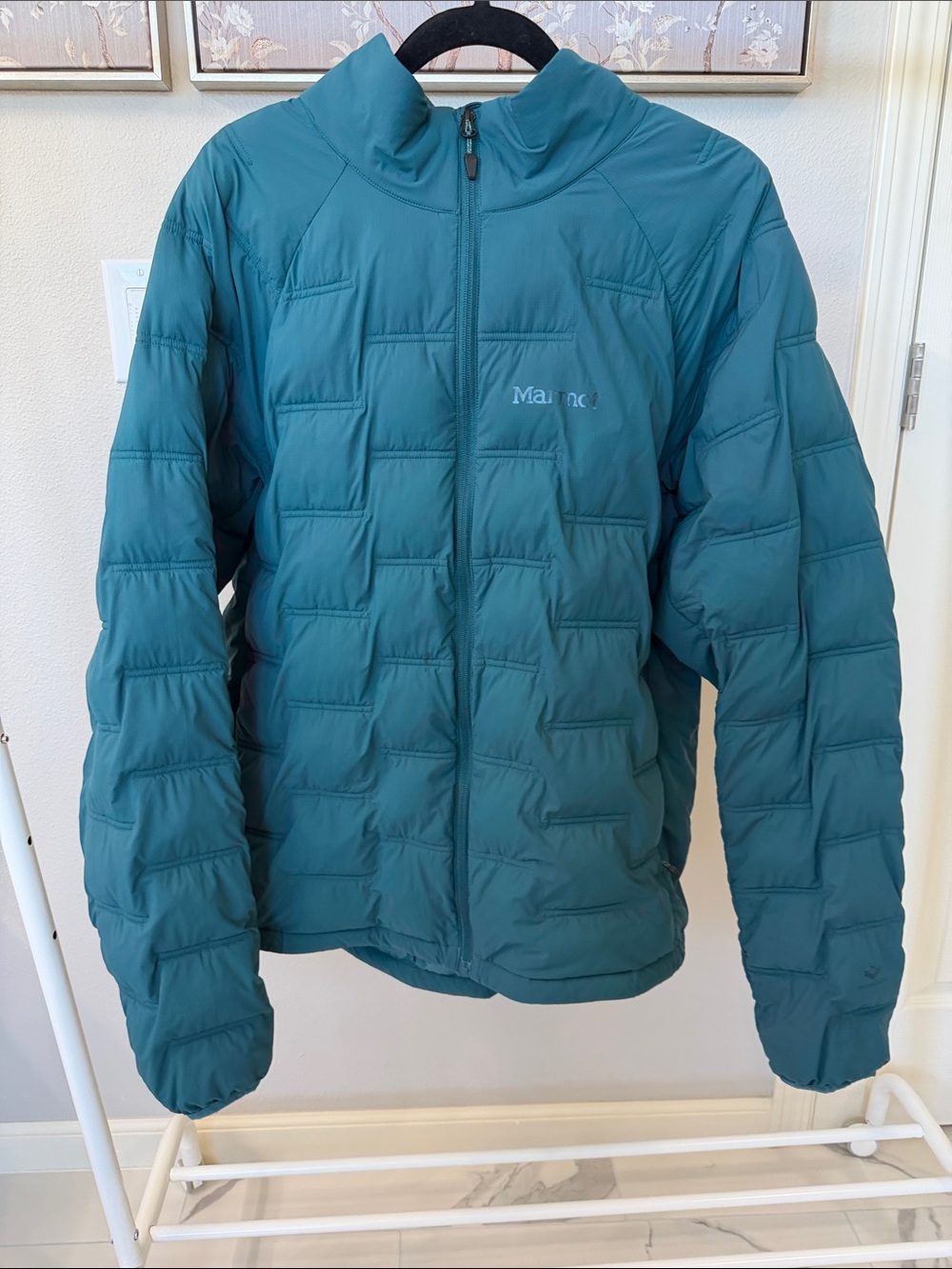 Marmot Warmcube Active Novus Teal Insulated Quilted Jacket